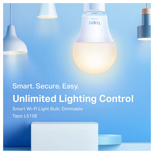 TP-LINK TAPO L510E 8.7W Wi-Fi Akıllı Ayarlanabilir Led (Altın) Ampül