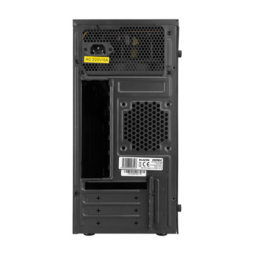 EVEREST BLAZON 250W PEAK RGB Led Şeritli SIYAH Akrilik Yan Panel Gaming Oyuncu Kasası