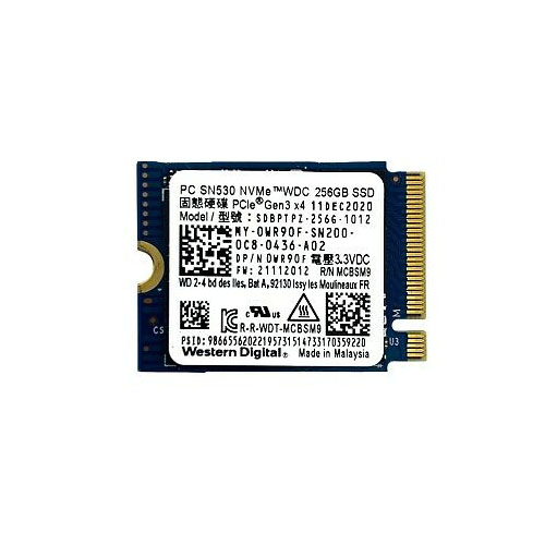 WD SN530 2242 256GB MİNİ NVME PCIE M.2 2500/2...