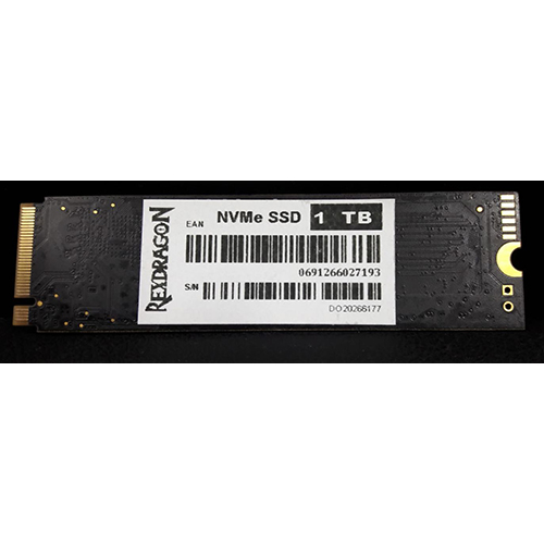 REXDRAGON 1TB M.2 NVMe PCIe 2000-1600Mb/s SSD ILT