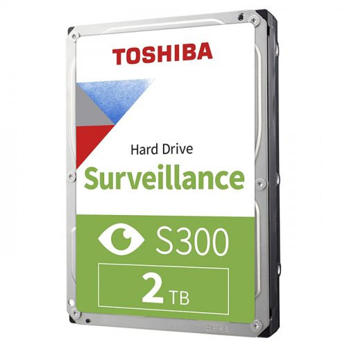 TOSHIBA 3.5 S300 2TB 5400RPM 128MB SATA3 Gvenlik HDD HDWT720UZSVA (Gvenlik 7/24)