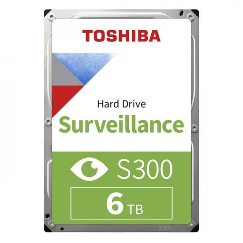 TOSHIBA 3.5 S300 6TB 5400RPM 256MB SATA3 Gvenlik HDD HDWT860UZSVA (Gvenlik 7/24)