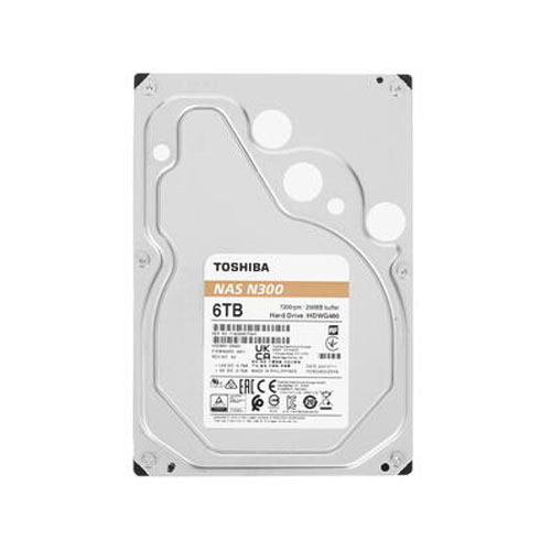 TOSHIBA 3.5 N300 6TB 7200RPM 128MB SATA3 NAS ...