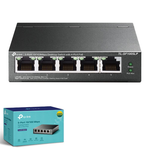 TP-LINK TL-SF1005LP 5 Port 10/100 4x PoE+ , 1...