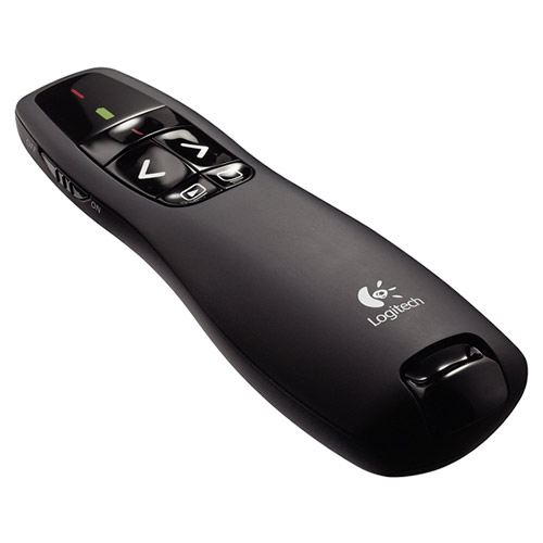Logitech R400 Kablosuz - USB Laser 910-001356 Siyah Sunum Kumandas